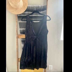 NWT Velvet black mini dress size 14